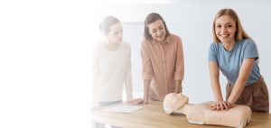 Hands-on CPR certification class training in Denver