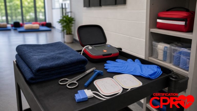AED training supplies for special situations in CPR classes in Denver.