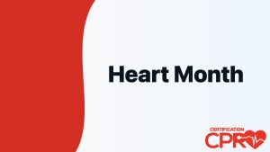 Heart Month graphic for CPR awareness and readiness in Denver.
